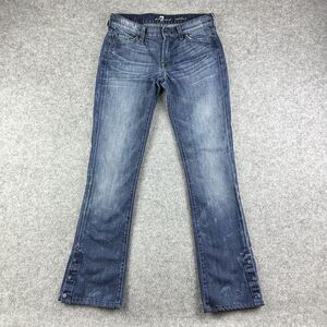 7 for All Mankind 7FAM Rocker Jeans 27 Low Rise Bootcut Limited Edition USA